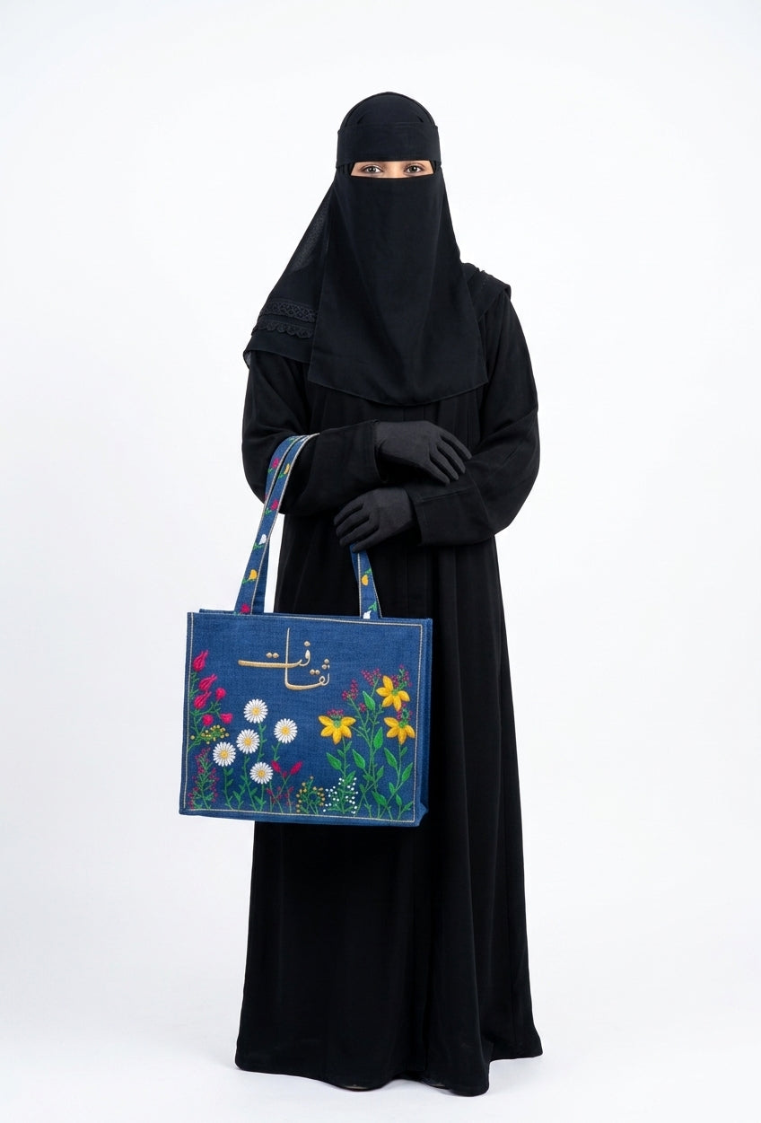 Saqafat Tote Bag - Royal Blue